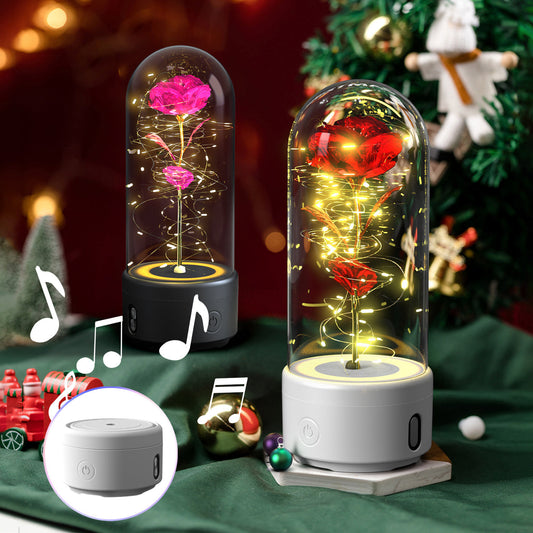 "2-in-1 Rose LED Light Speaker"