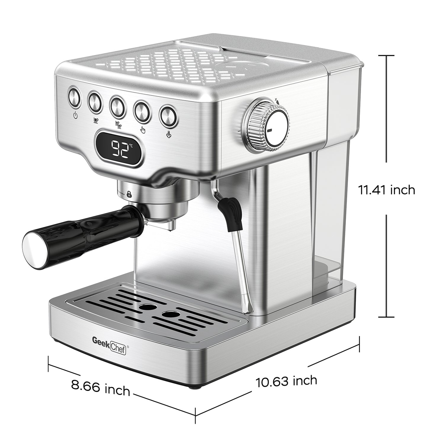 "Geek Chef Espresso Machine 20 Bar"