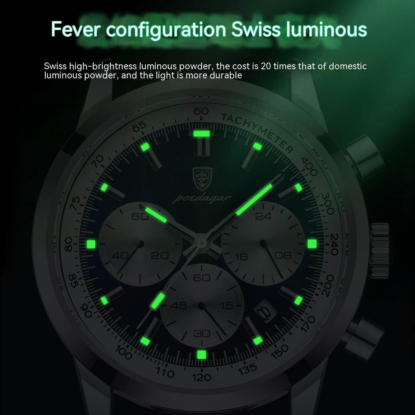 Men's Multifunctional Waterproof Luminous Watch - terrifictrend