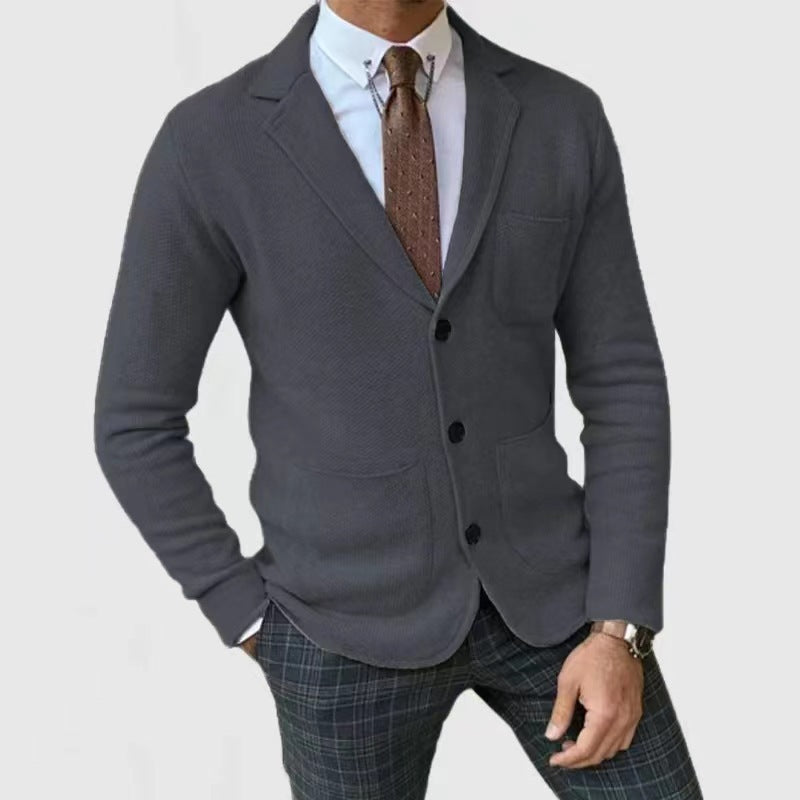 Slim-fitting English Style Casual Formal Wear Suit Cj
