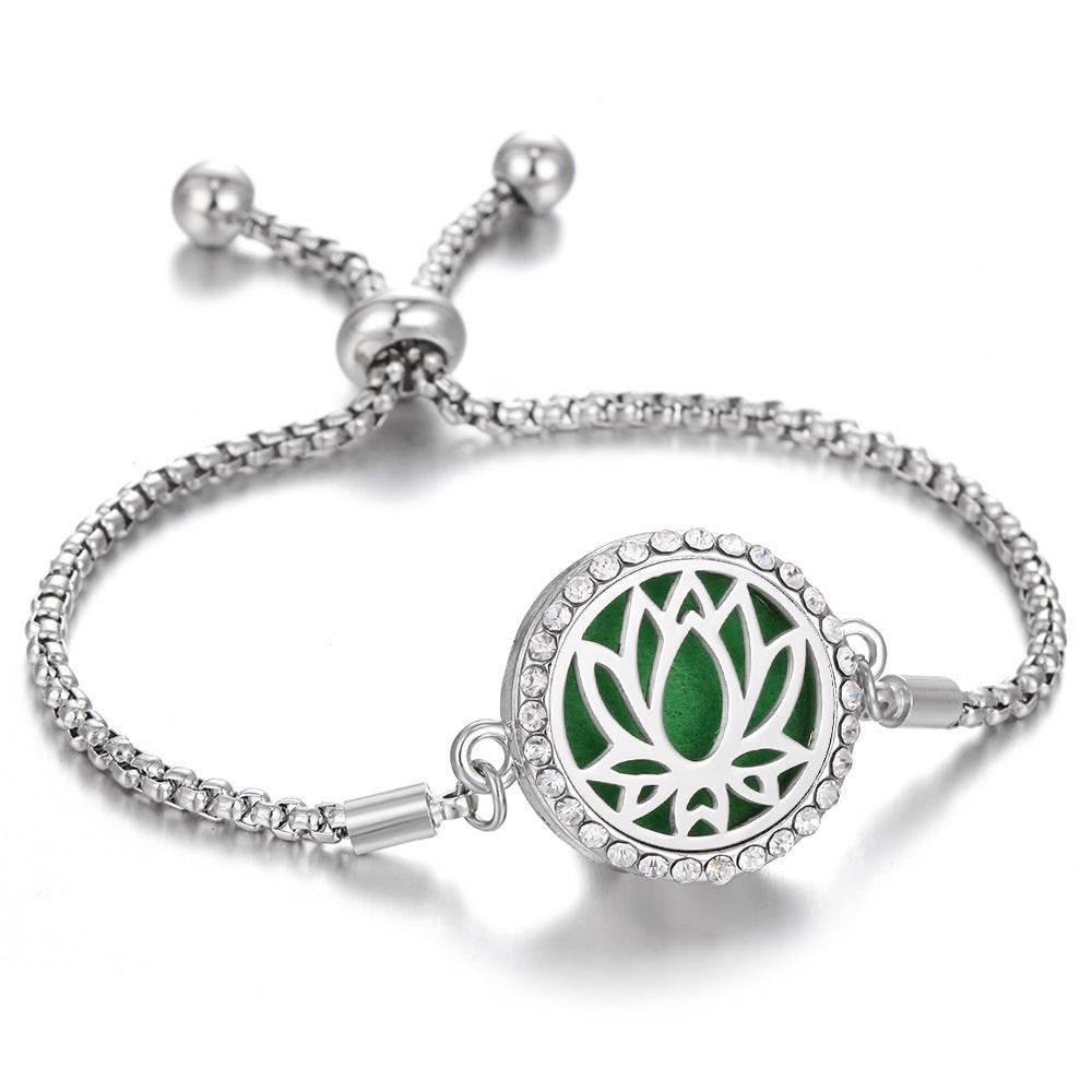 2024 New Kaleidoscope Aromatherapy Bracelet Perfume Essential Oil Diffuser Locket Bracelet Charms Women Aroma Diffuser Jewelry - terrifictrend