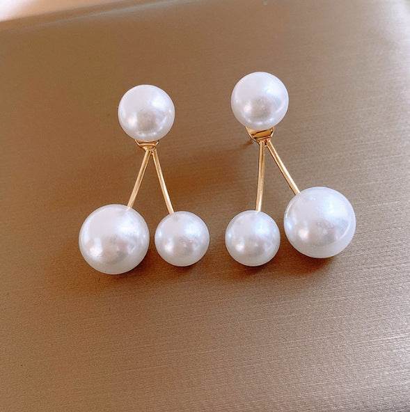 Retro Creative Women's Pearl Cherry Earrings - terrifictrend