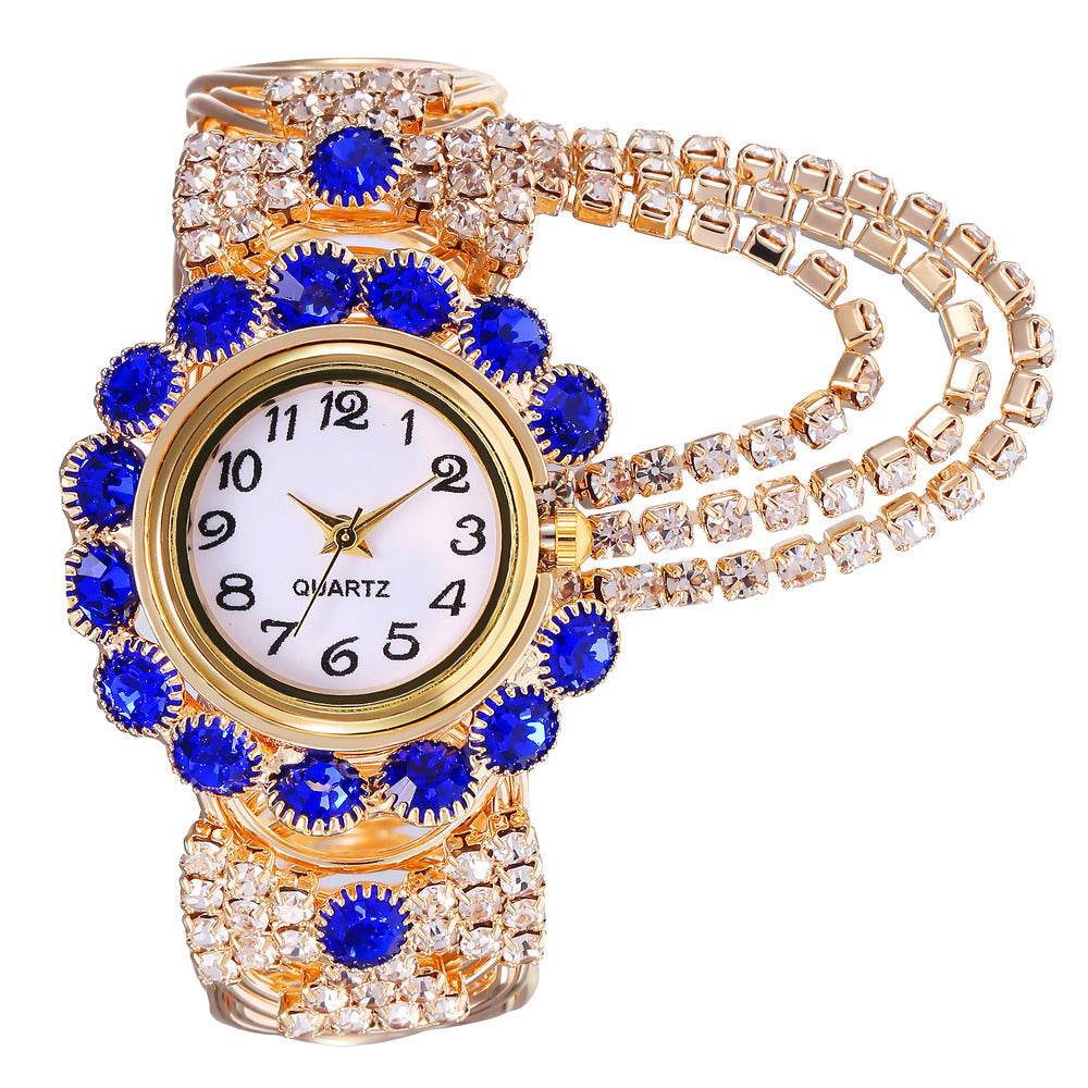 All-match Ladies Diamond Claw Chain Quartz Watch - terrifictrend