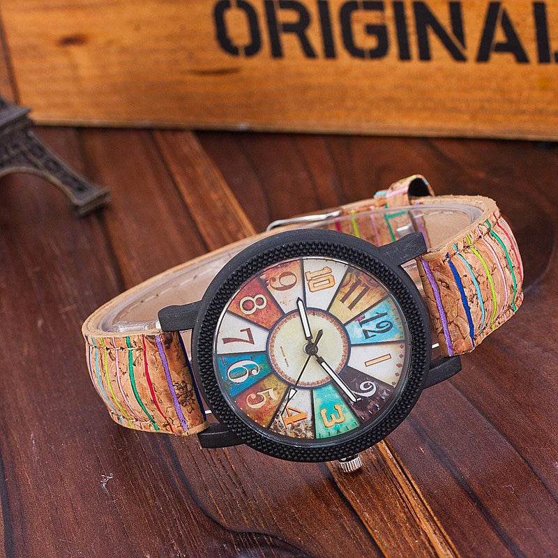 Casual Vintage Leather Women Quartz Wrist Watch Gift Clock - terrifictrend