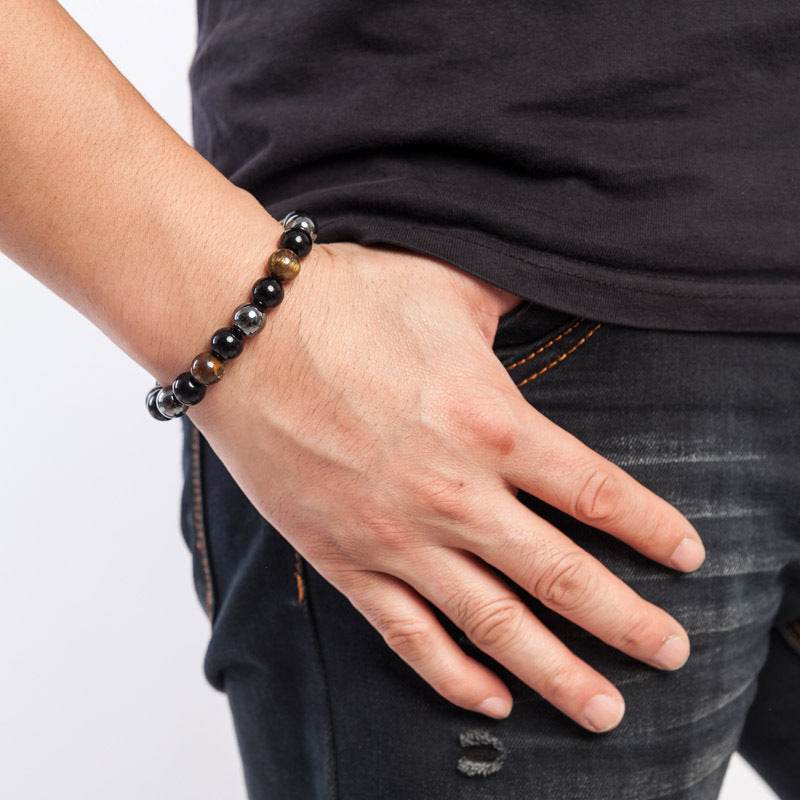 Tiger Eye Stone Bracelet Natural Stone Bracelet - terrifictrend