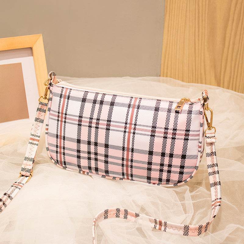 Women's Plaid Fashion Large Capacity Shoulder Bag - terrifictrend