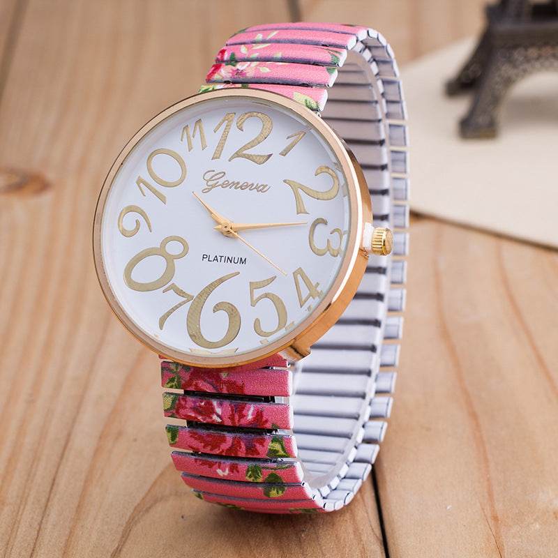 Elastic band when adornment watches ladies watch - terrifictrend