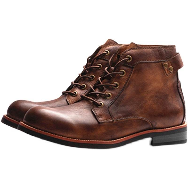 Men Shoes Military Plus Size Workwear Men's Boots - terrifictrend