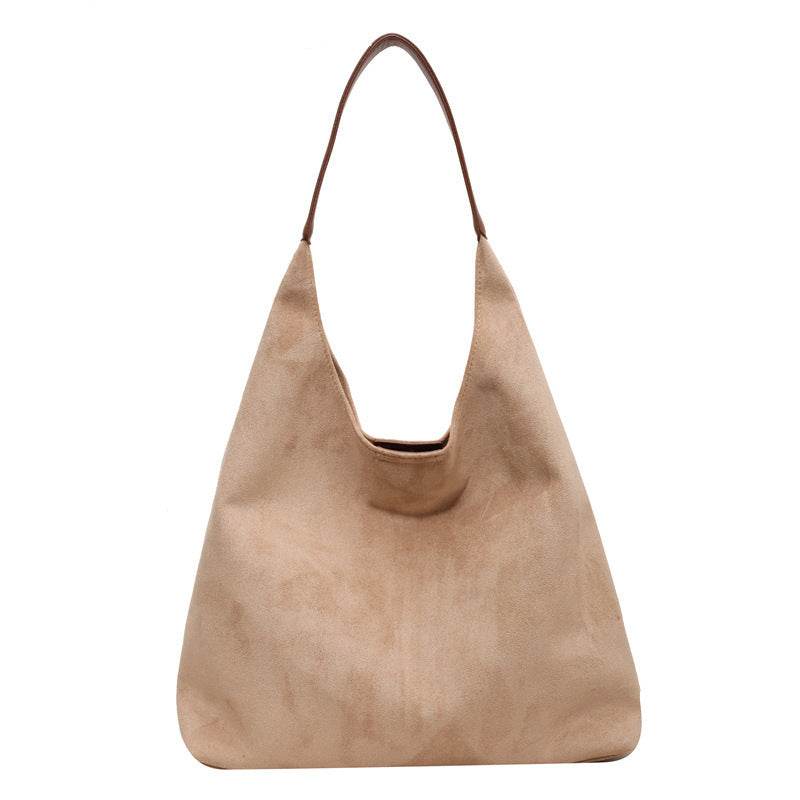 One-shoulder Underarm Bag Women's Large Capacity Shoulder Bag Solid Color Simple Casual Commuter Bag - terrifictrend