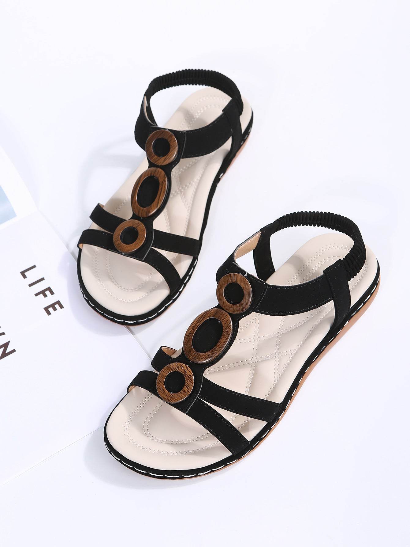 Bohemian Beach Retro Plus Size Women's Shoes - terrifictrend