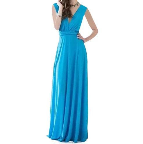 Women's Sexy Long Party Dress Club Floor-Length Summer Backless Bandage Maxi Dress Multiway Bridesmaids Boho Women Dress Vestidos - terrifictrend