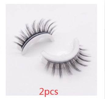 Reusable 3D Mink Lashes Natural False Eyelashes Self Adhesive Fake Glue Free Makeup Eyelash Extension Silk - terrifictrend