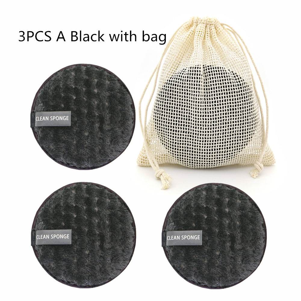 Pineapple Grid Cleansing Pad Round Water Cleansing Cotton Makeup Remover Puff - terrifictrend