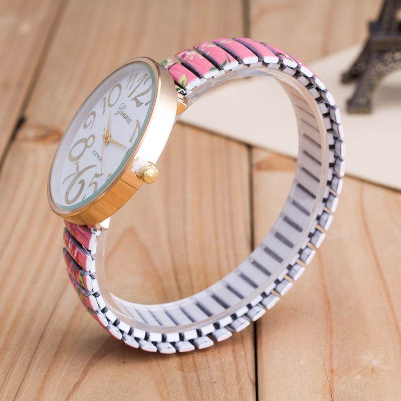 Elastic band when adornment watches ladies watch - terrifictrend