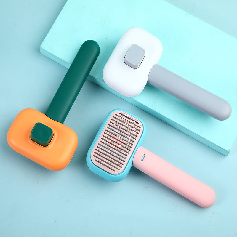 "Pet Hair Massage Grooming Brush"