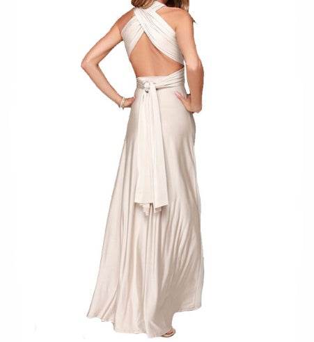 Women's Sexy Long Party Dress Club Floor-Length Summer Backless Bandage Maxi Dress Multiway Bridesmaids Boho Women Dress Vestidos - terrifictrend