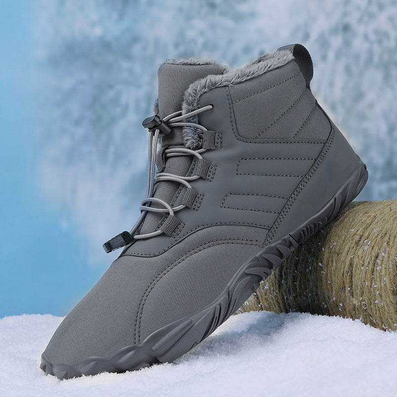 Outdoor Sports Cotton Shoes For Men And Women Winter Warm Slip-on Boots Wear-resistant Anti-ski Thickened Shoes Couple - terrifictrend