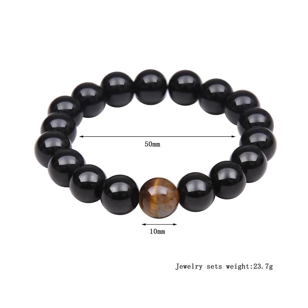 Tiger Eye Stone Bracelet Natural Stone Bracelet - terrifictrend