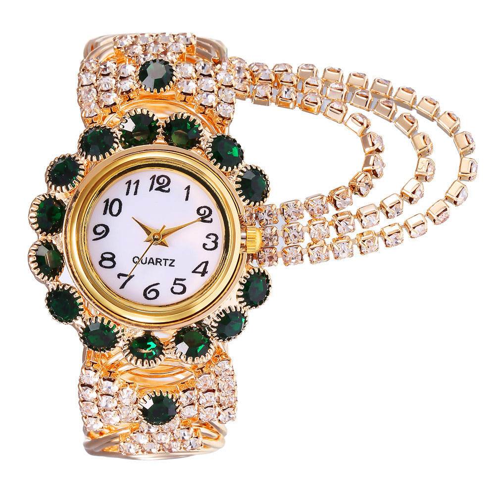 All-match Ladies Diamond Claw Chain Quartz Watch - terrifictrend