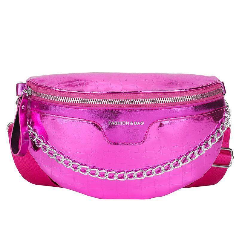 PU Fashion Crossbody Women Chest Bag Stone Pattern One-shoulder Crossbody Bag All-match Messenger Belt Bags - terrifictrend