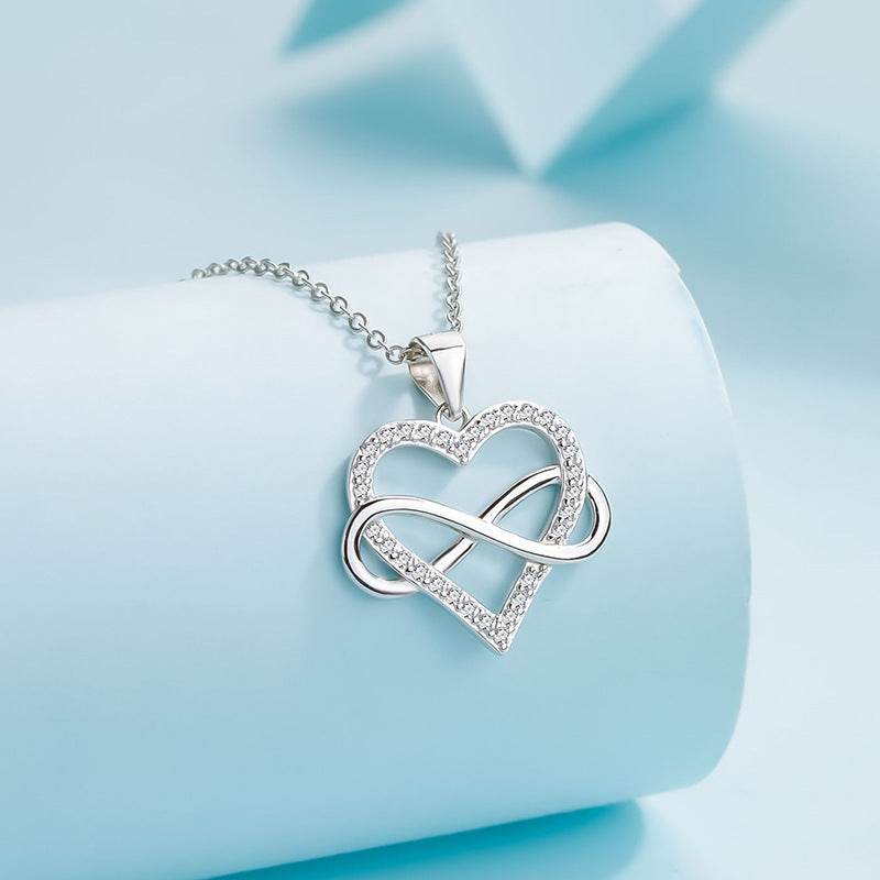 Unlimited Love Necklace Women Wrapped Love Valentine's Day Gifts All Match High-grade Can Not Be Dropped Collarbone Chain - terrifictrend
