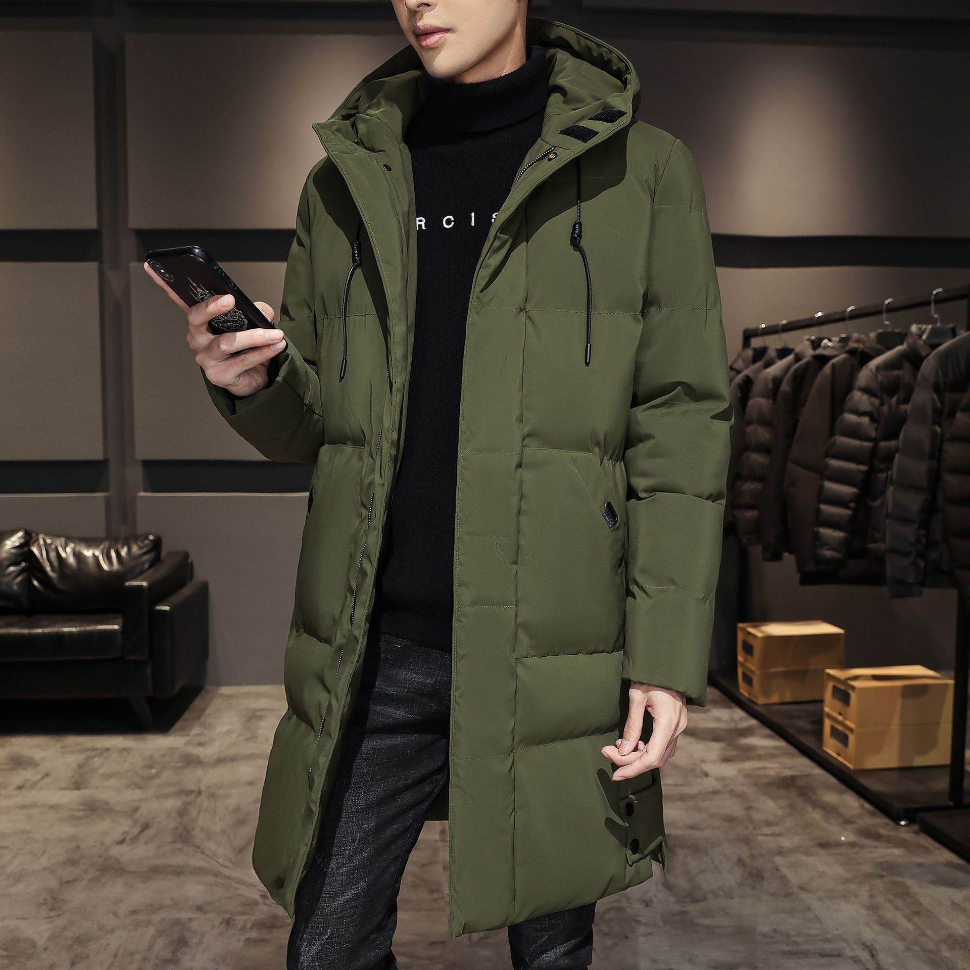 Fashionable And Handsome Thickened Work Clothes Cotton Coat Winter Clothing Down Men - terrifictrend