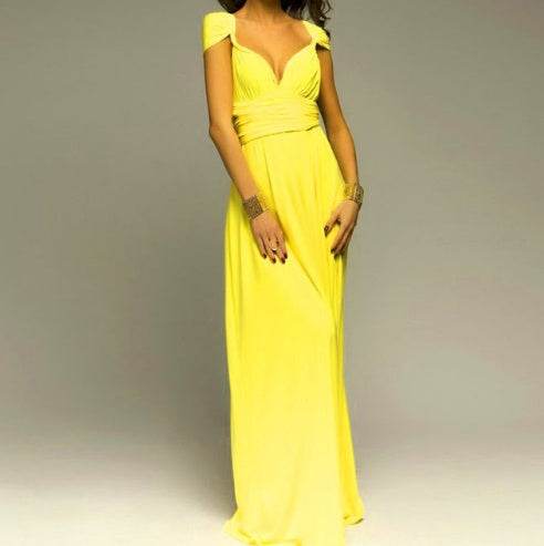 Women's Sexy Long Party Dress Club Floor-Length Summer Backless Bandage Maxi Dress Multiway Bridesmaids Boho Women Dress Vestidos - terrifictrend