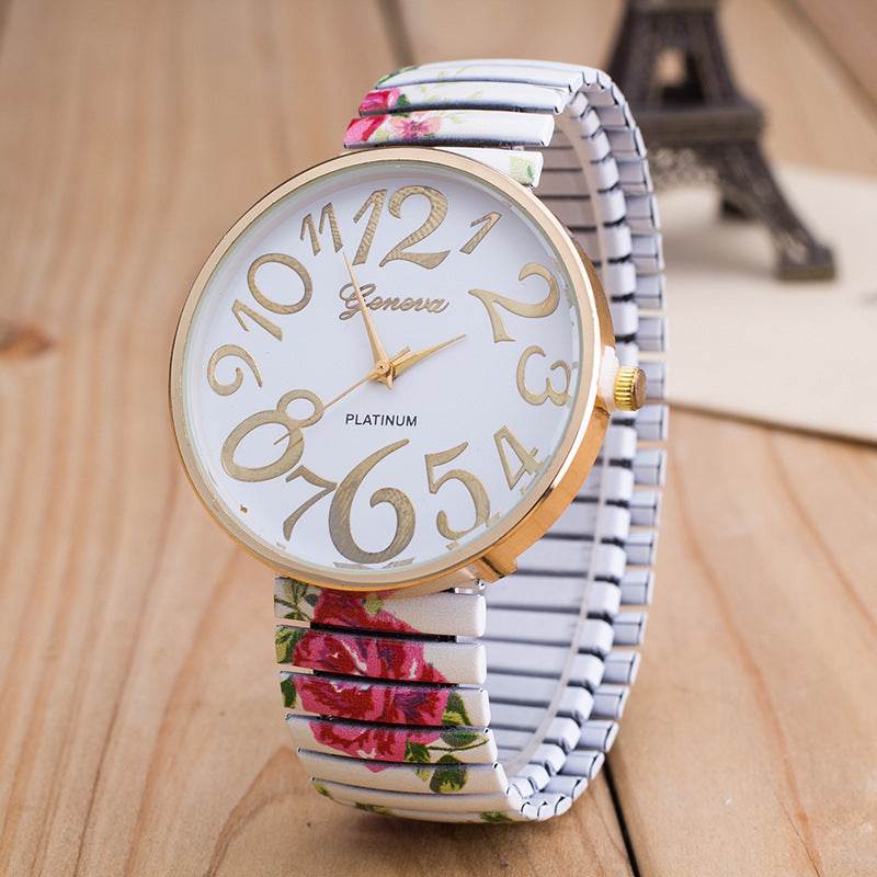 Elastic band when adornment watches ladies watch - terrifictrend