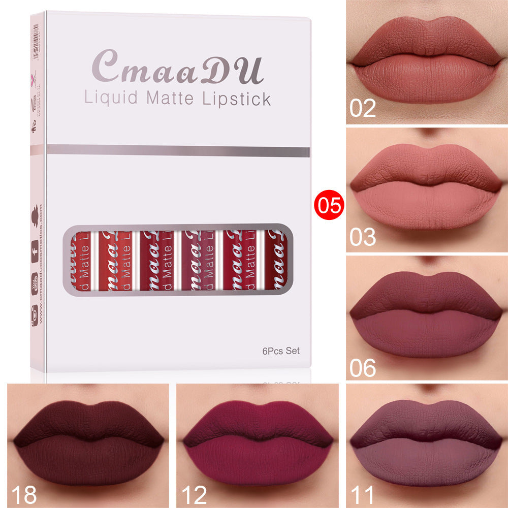 "Long-lasting Matte Waterproof Lipstick"