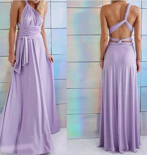 Women's Sexy Long Party Dress Club Floor-Length Summer Backless Bandage Maxi Dress Multiway Bridesmaids Boho Women Dress Vestidos - terrifictrend