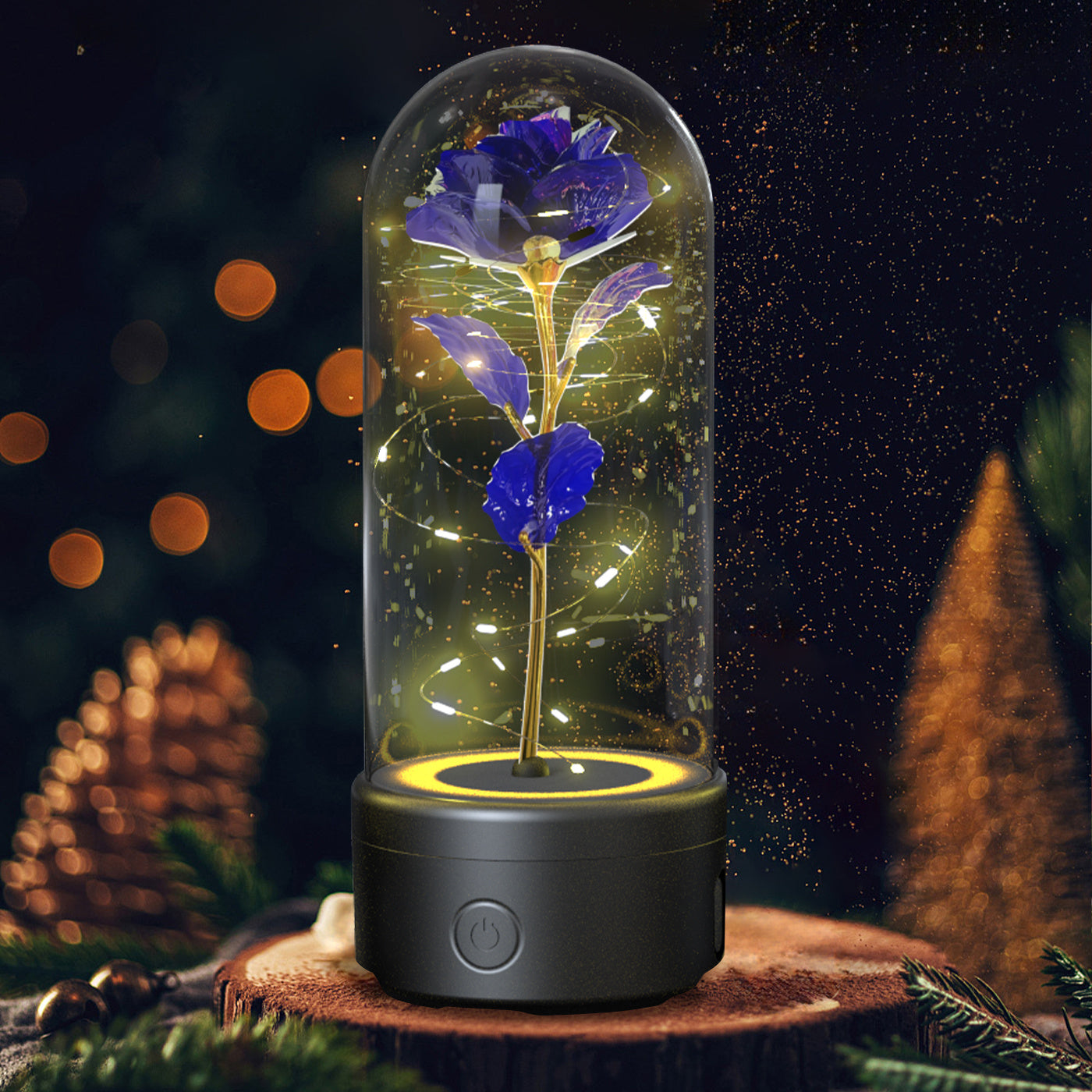 "2-in-1 Rose LED Light Speaker"