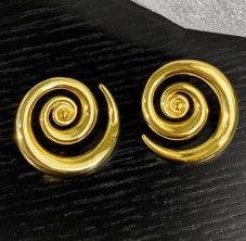 Geometric Rotation 18K Gold Earrings - terrifictrend