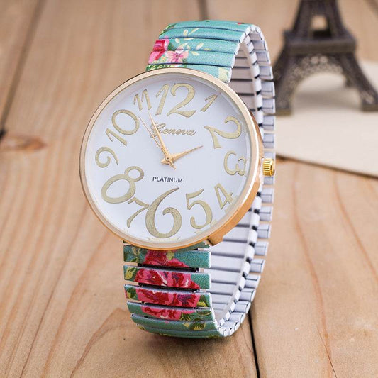 Elastic band when adornment watches ladies watch - terrifictrend