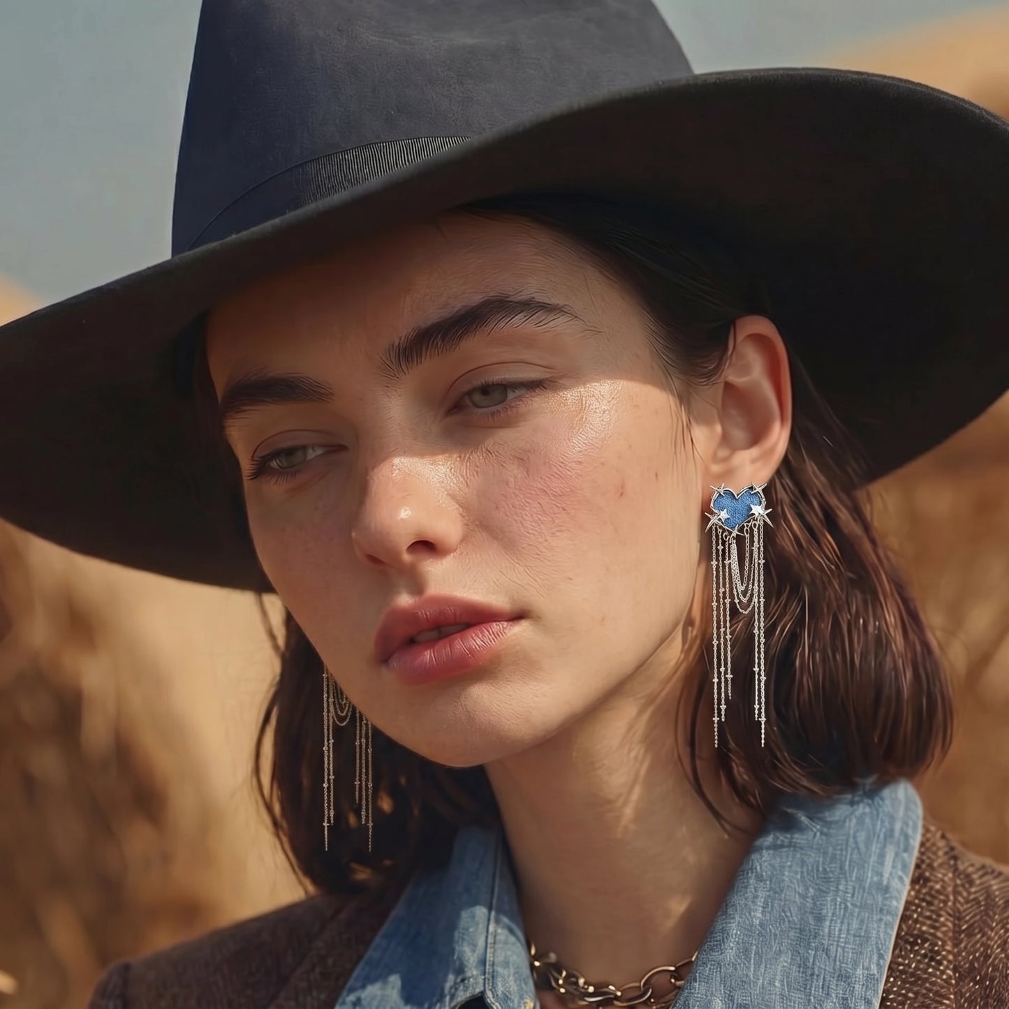 Starfall Heart Earrings terrifictrend