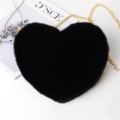 Love Bags For Women Plush Chain Shoulder Bags Valentine's Day Party Bag - terrifictrend