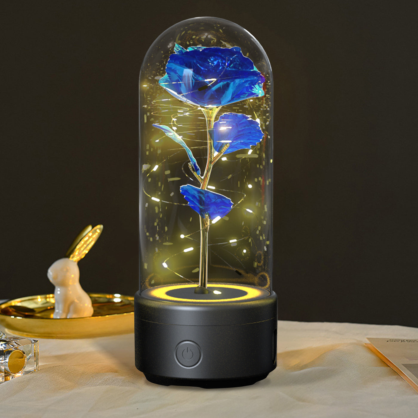 "2-in-1 Rose LED Light Speaker"