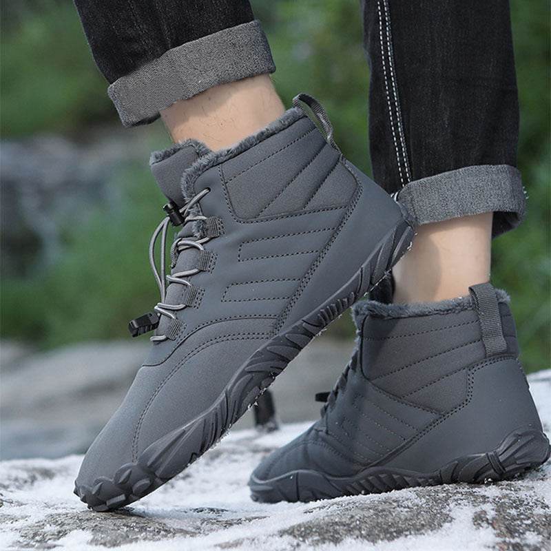 Outdoor Sports Cotton Shoes For Men And Women Winter Warm Slip-on Boots Wear-resistant Anti-ski Thickened Shoes Couple - terrifictrend