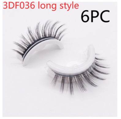 Reusable 3D Mink Lashes Natural False Eyelashes Self Adhesive Fake Glue Free Makeup Eyelash Extension Silk - terrifictrend