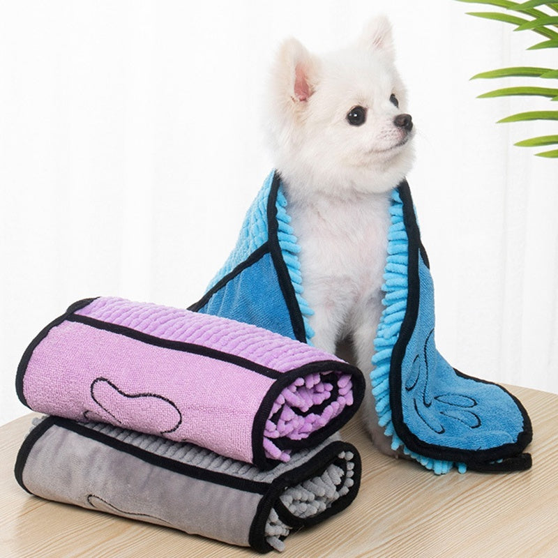 "Super Absorbent Pet Bath Towel"