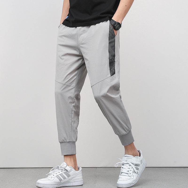 Cropped Thin Casual Drawstring Tappered Pants - terrifictrend