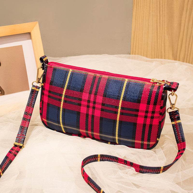 Women's Plaid Fashion Large Capacity Shoulder Bag - terrifictrend