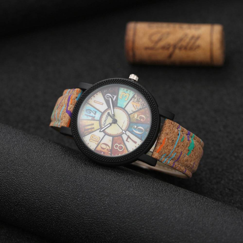 Casual Vintage Leather Women Quartz Wrist Watch Gift Clock - terrifictrend