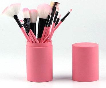 12pcs Makeup Brush Set Blush Eyeshadow Eyelash Highlighter Makeup Brush - terrifictrend