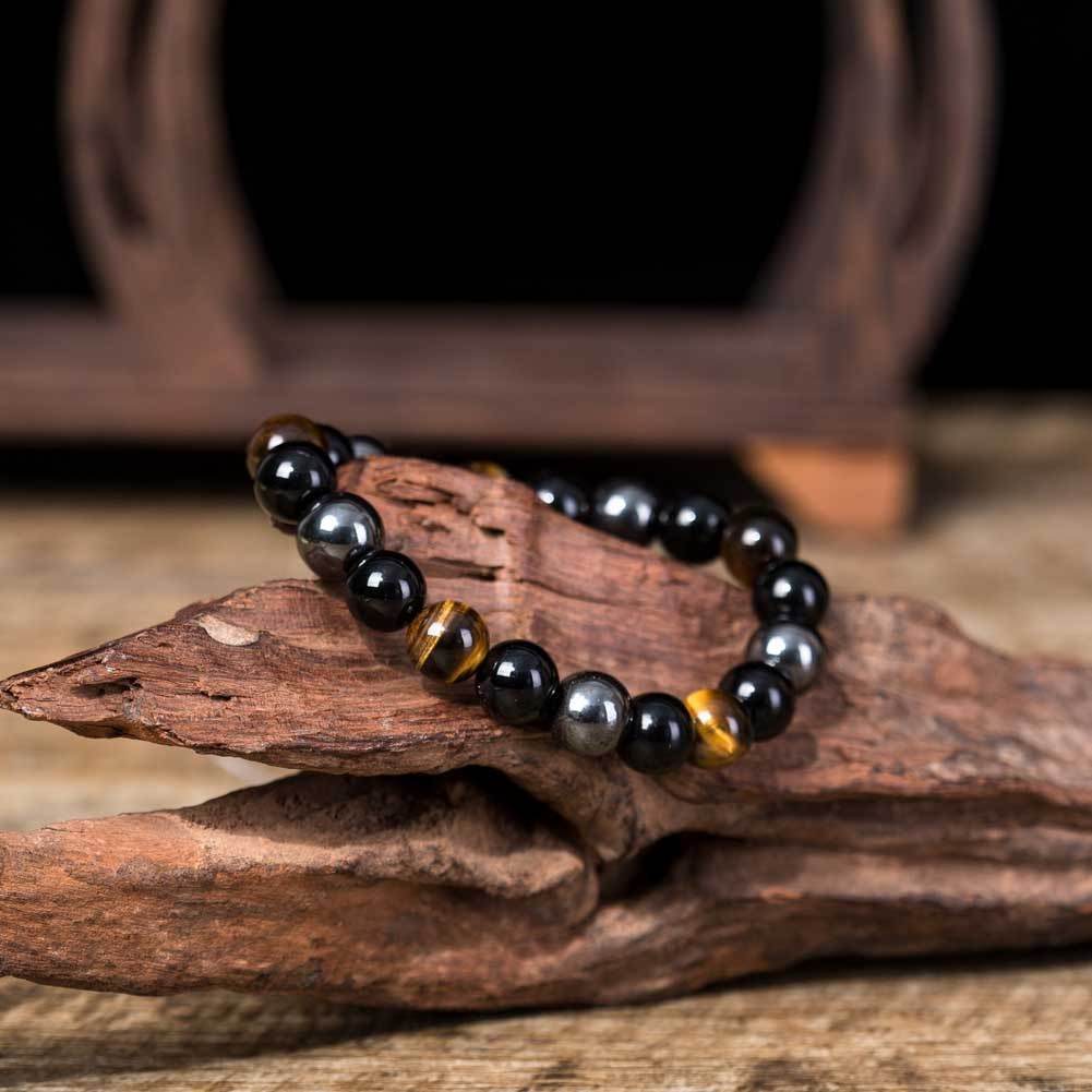 Tiger Eye Stone Bracelet Natural Stone Bracelet - terrifictrend