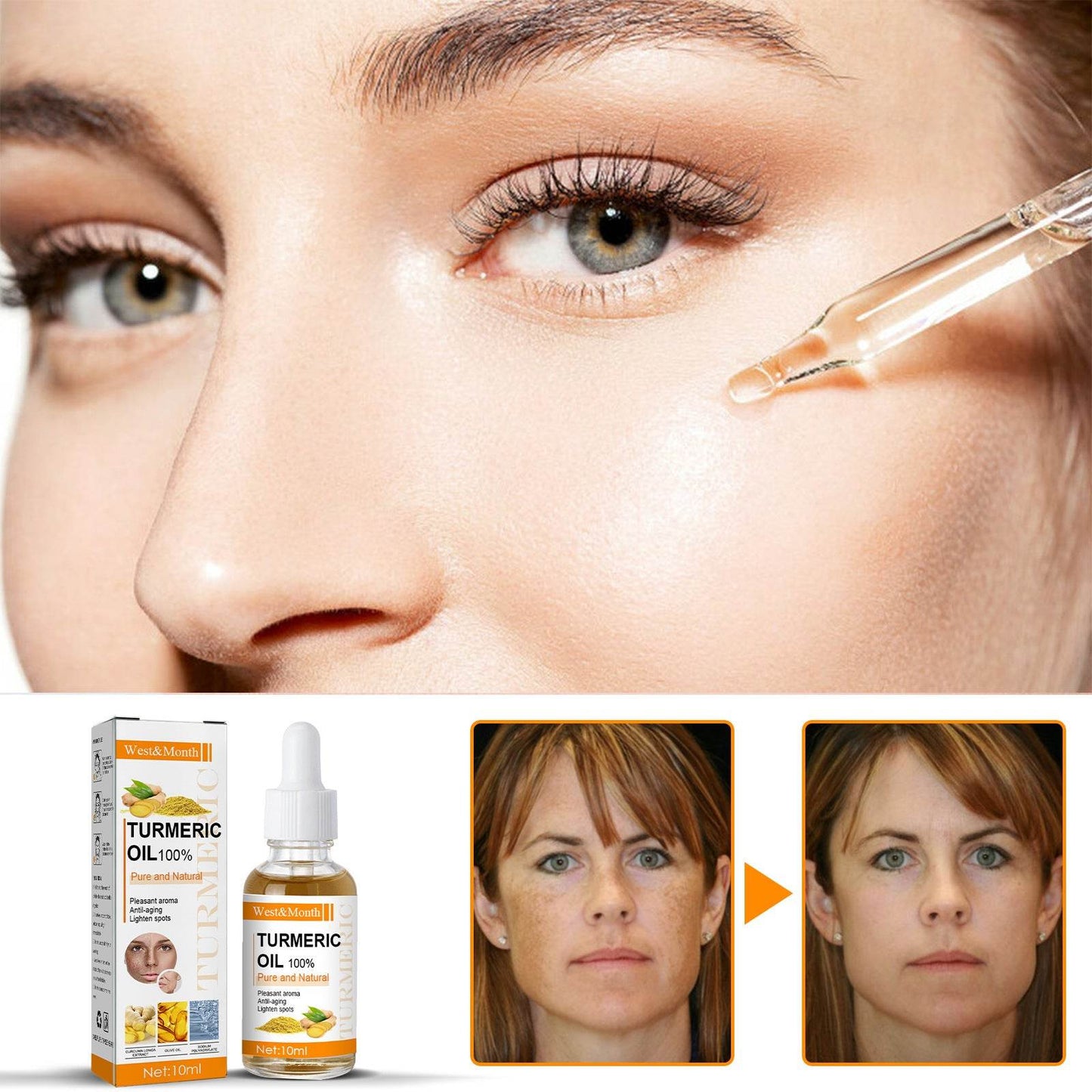 Facial Skin Fade Spots Anti-wrinkle Lifting Tightening Moisturizing Oil - terrifictrend