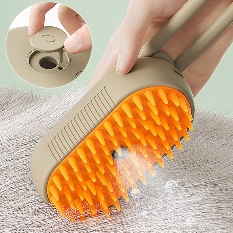 "3-in-1 Cat Dog Steam Brush"