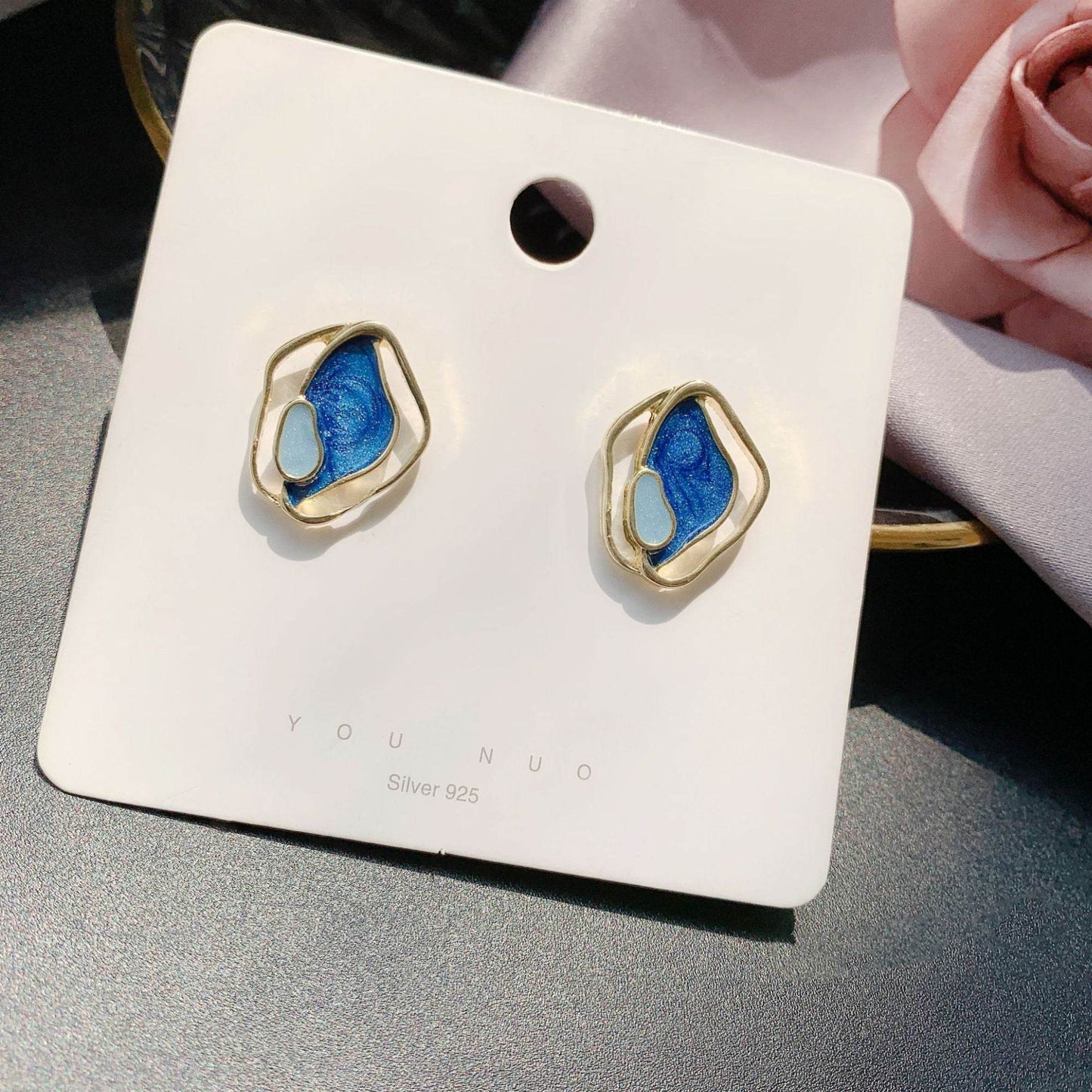 S925 Silver Stud Earrings Simple Women's Small - terrifictrend