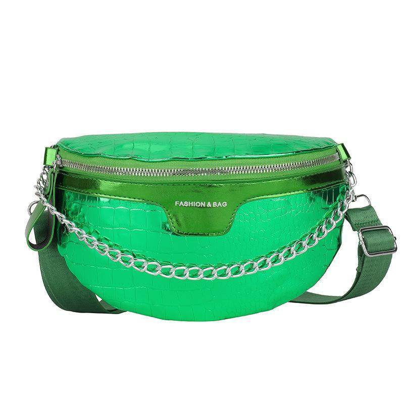 PU Fashion Crossbody Women Chest Bag Stone Pattern One-shoulder Crossbody Bag All-match Messenger Belt Bags - terrifictrend