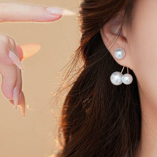 Retro Creative Women's Pearl Cherry Earrings - terrifictrend