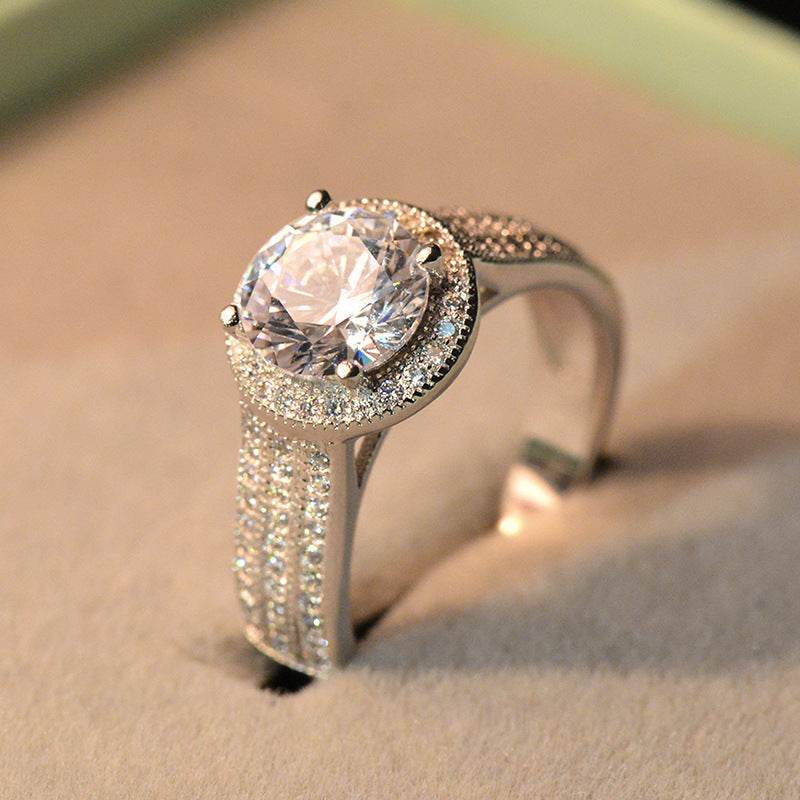 Classic Lotus Diamond Ring for Wedding Diamond Ring - terrifictrend